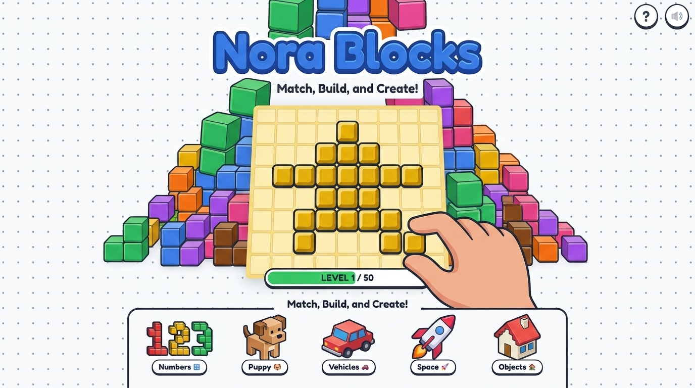 Nora Blocks game cover image